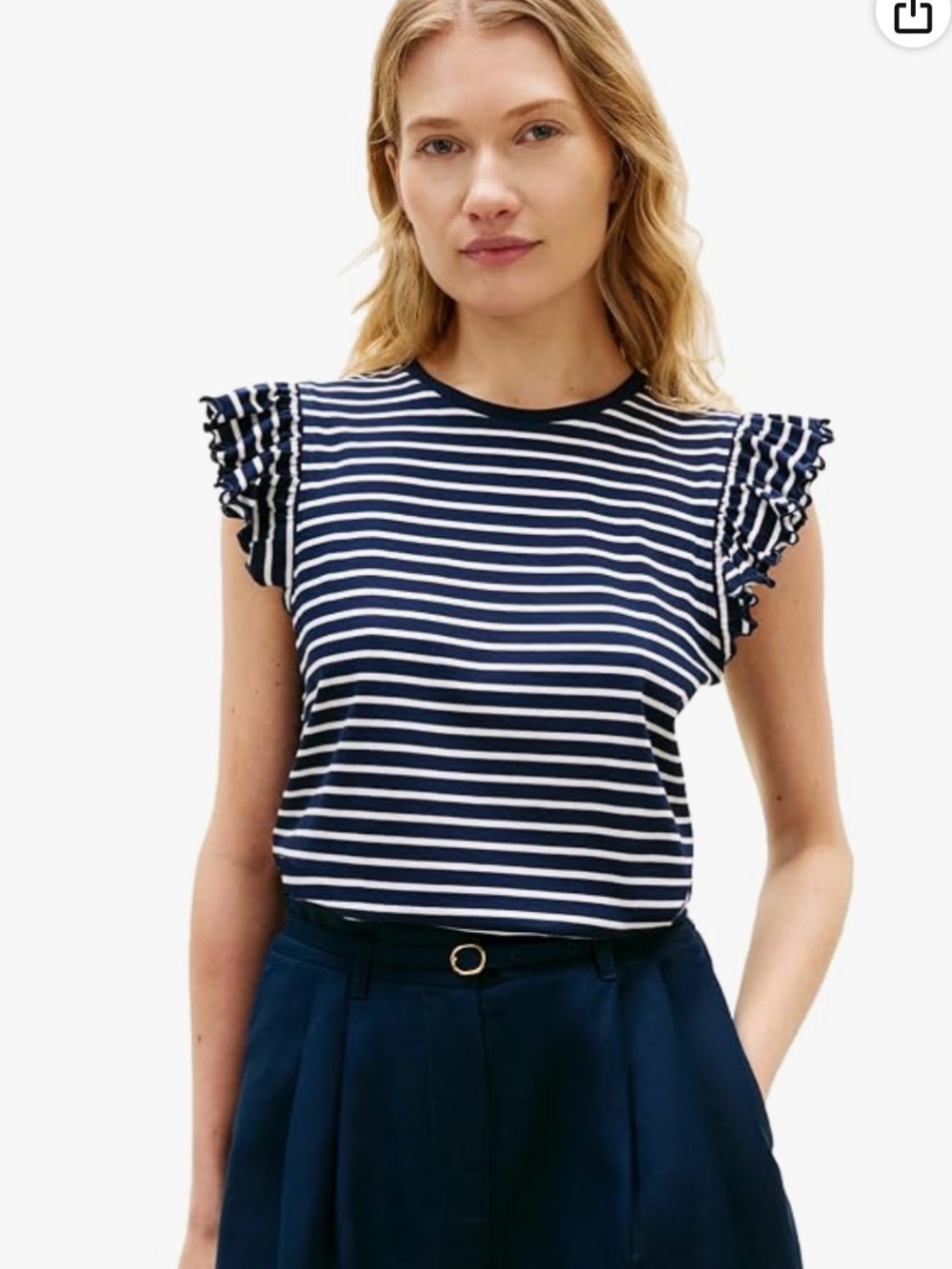 To my Hilfiger Flutter Sleeve Top